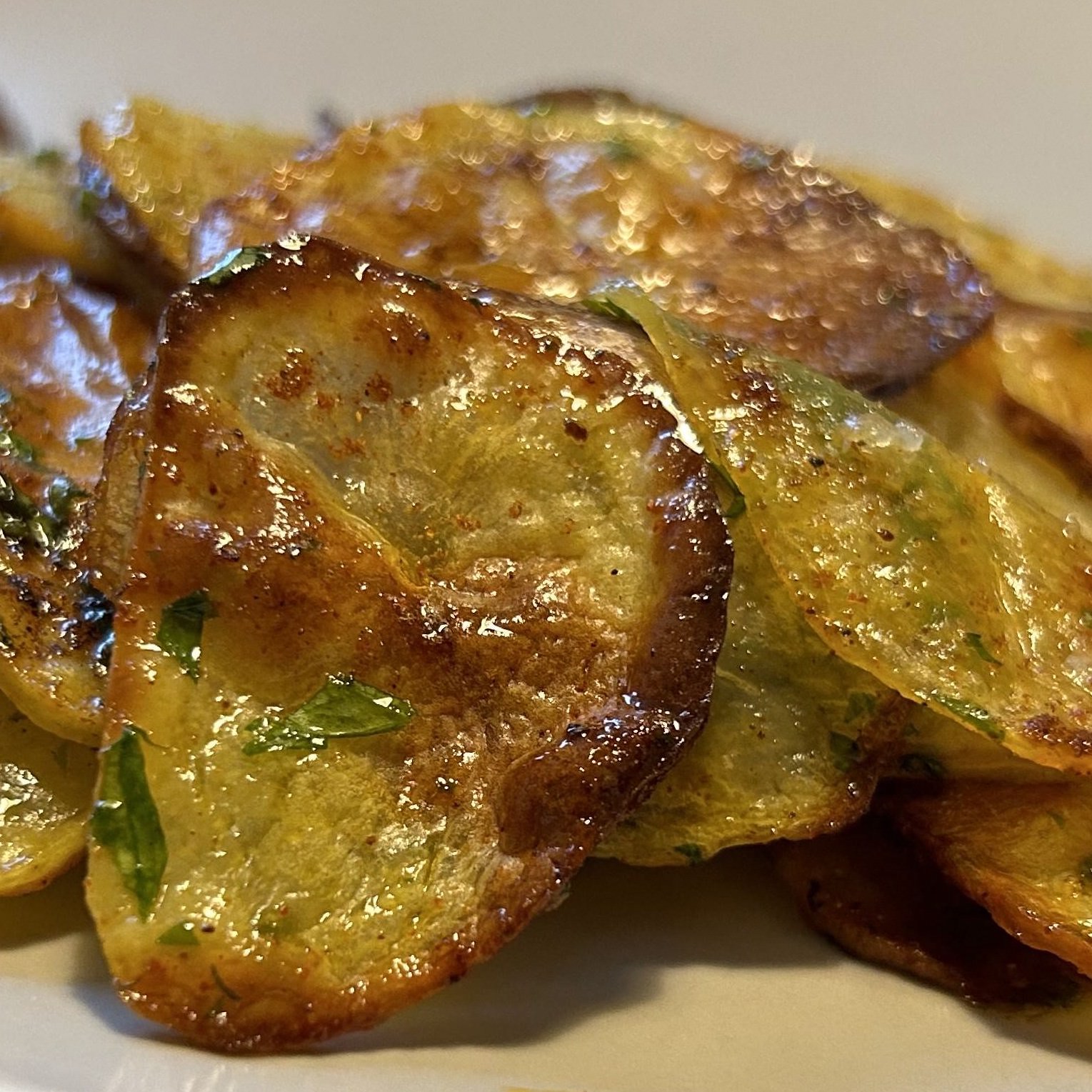 Mom's Garlic & Parsley Potatoes